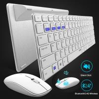 RAPOO 9300M 18483 KABLOSUZ ÇOK MODLU ULTRA İNCE BEYAZ KLAVYE SET - 1